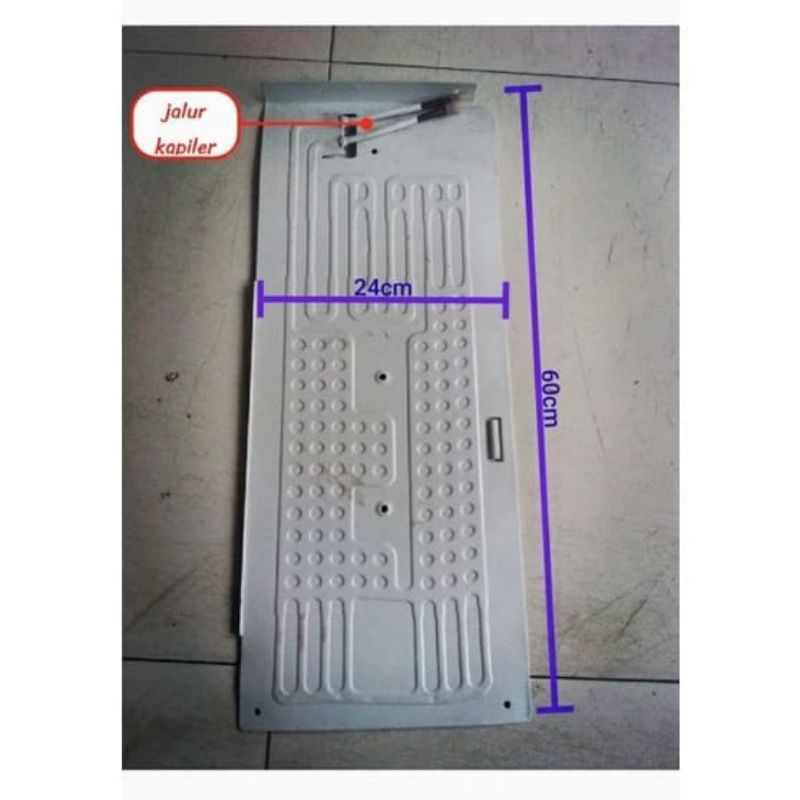 Evaporator kulkas sharp 1 pintu 60×24