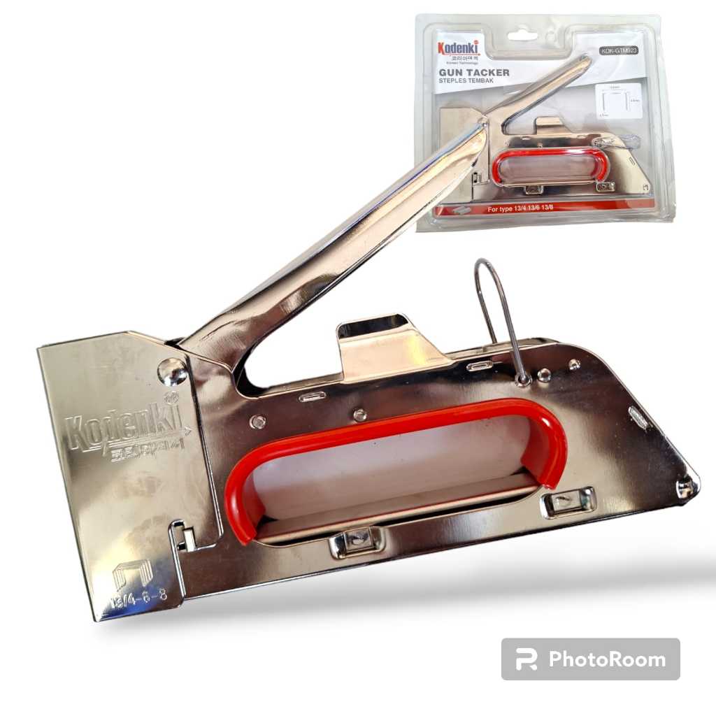 

3in1 Staples Stapler Staple Gun Alat Tembak Paku Staples Manual 3 in 1