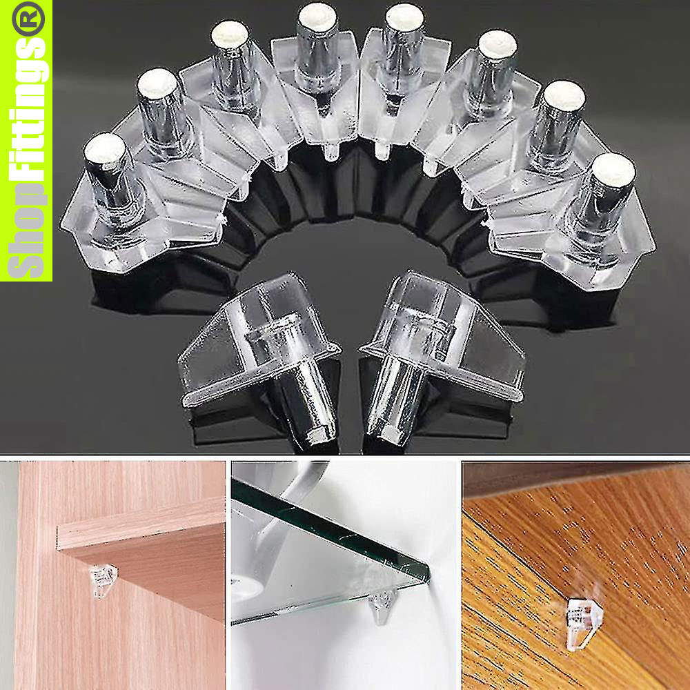 Pen Besi Ambalan Penyangga kayu kaca Lemari Cabinet Pin Shelf Support