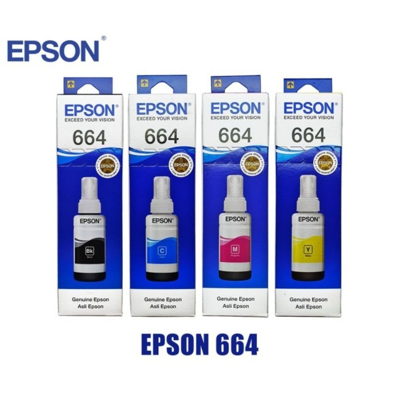 Tinta Epson 664 (1Set) for printer L110 L120 L210 L220 L310 L360