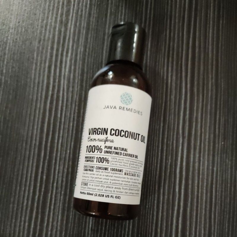 

Organic Unrefined Virgin Coconut Oil / Minyak Kelapa Java Remedies