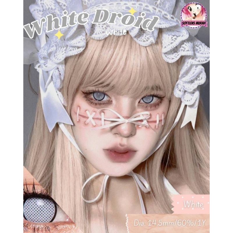 Softlens Cosplay Softlens Halloween Makima Gojo Chainsaw man power Hutao Kinoko Sclera black 22mm Ne