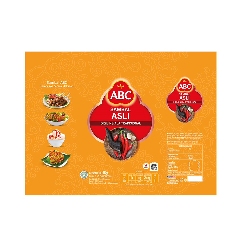 

Best Terlaris ABC Saus Sambal Asli 1 kg