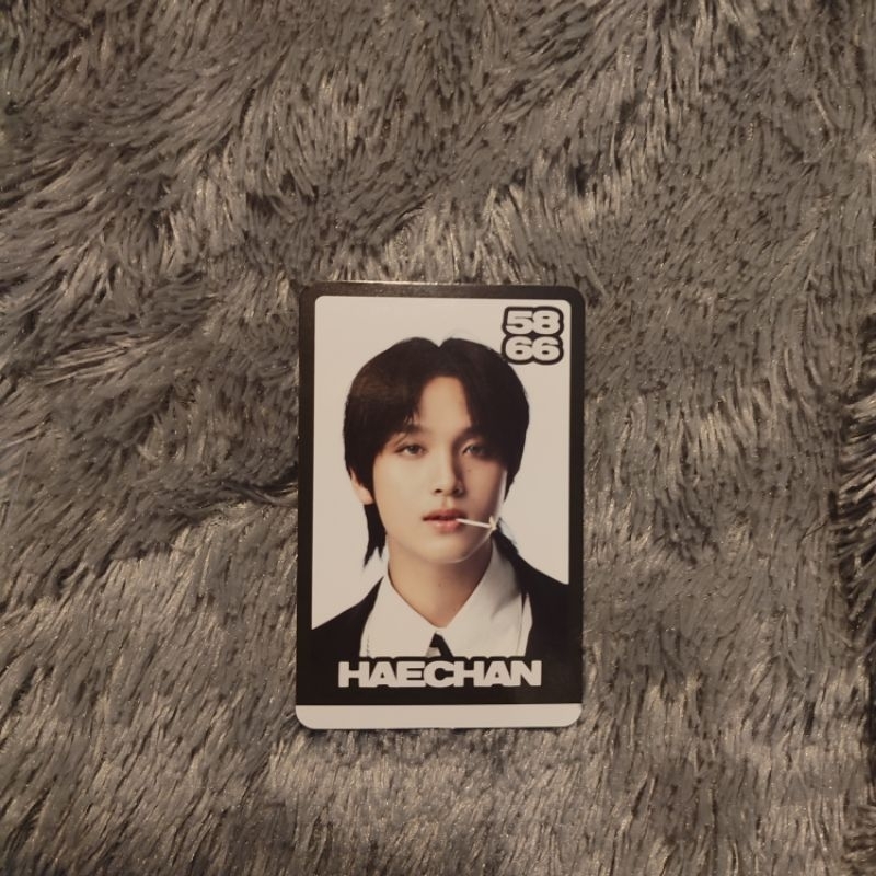 official Haechan tc trading card glitch mode haechan korek