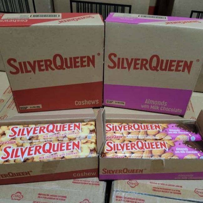 

Best Product Khas Jaya PROMO Silverqueen mede/almond 58 gram 1 box (isi 10 pcs)