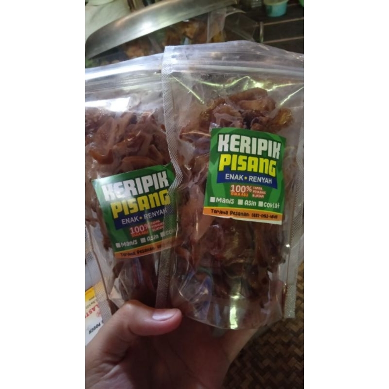 

keripik pisang kepok coklat lumer 50gr