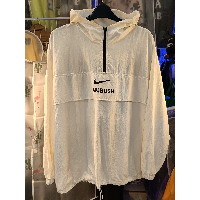Jaket Running Halfzip Nike Ambush Center Second