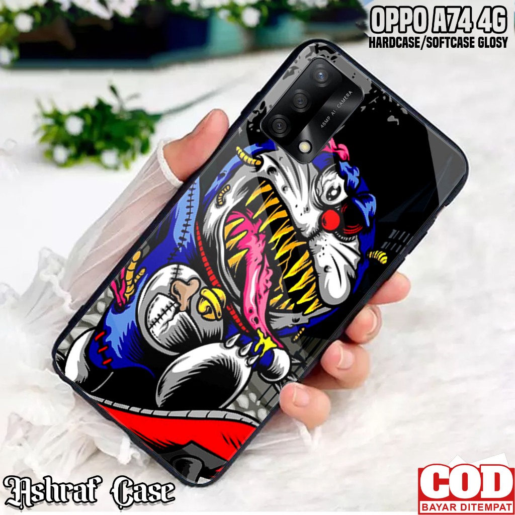 Case Oppo A74 4G - Casing Hp Oppo A74 4G Terbaru ( MASK ) Silikon Oppo A74 - Kesing Hp Oppo A74 - Ko
