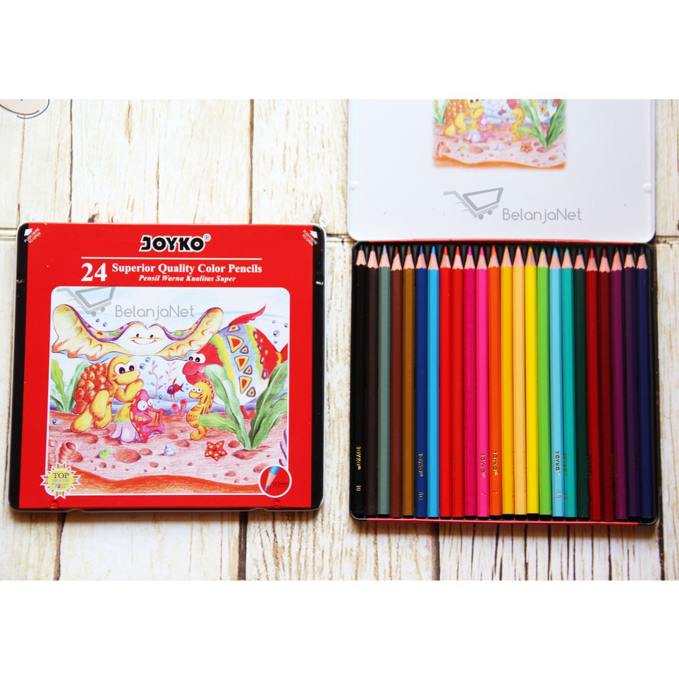 

➽✤★ Pensil Warna Joyko Kaleng 24 Color Terbatas