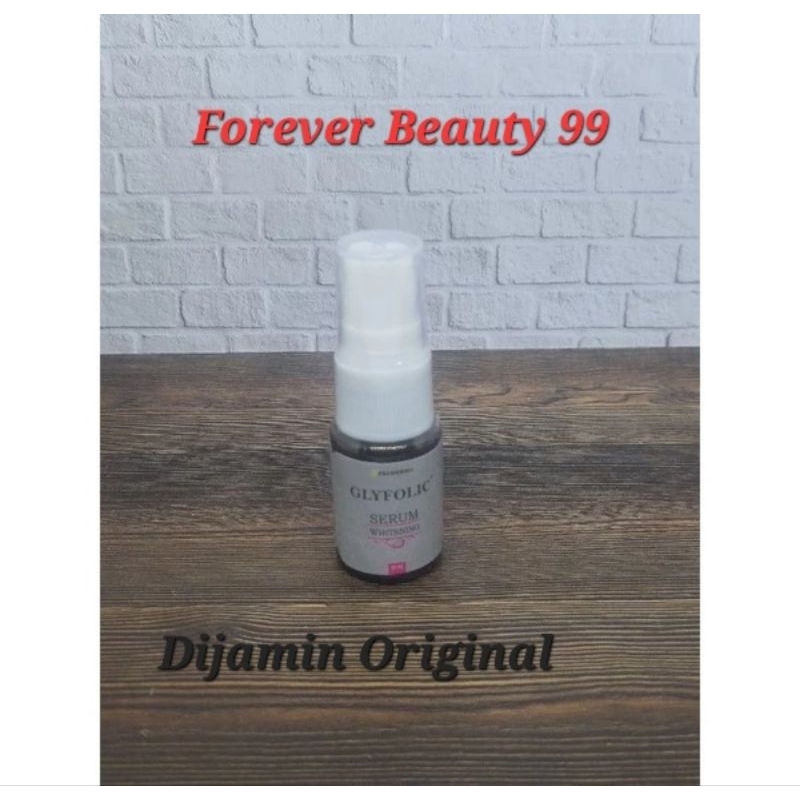 Glyfolic Serum Whitening - pemutih pencerah kulit wajah - anti aging