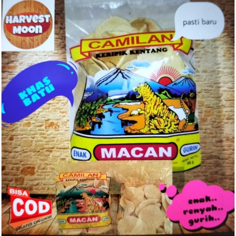 

Keripik Kentang Macan Asli 100g Super