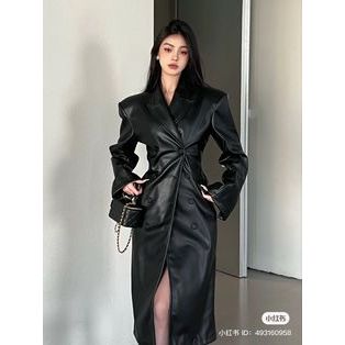 Jaket Kulit Wanita Outer DRESS Kulit SIntetis Premium