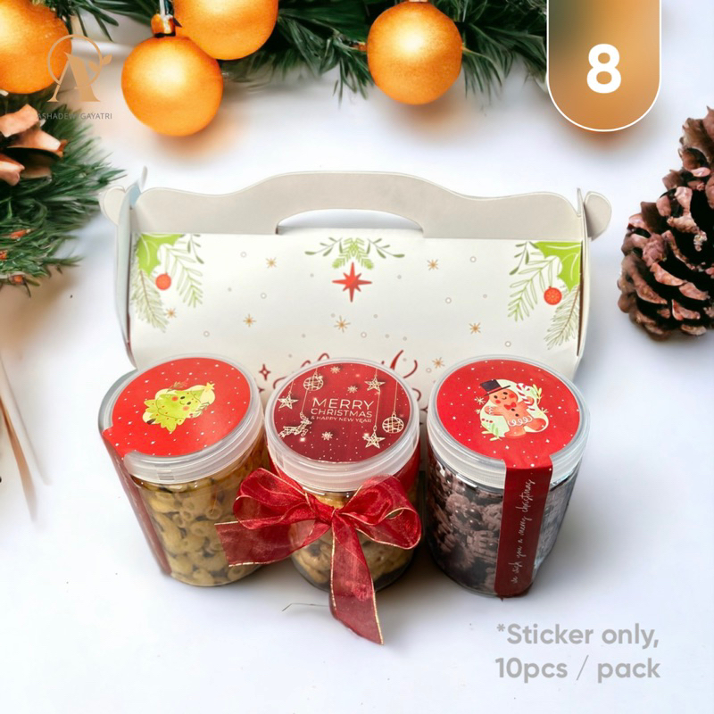 

Ashadewi Gayatri - Sticker Seal Toples "Merry Christmas" 8 x 21,5 cm [Harga 10 pcs]