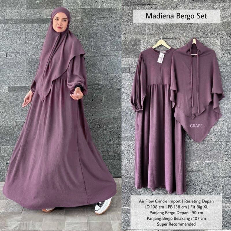 JUMBO LD 120 SET GAMIS SYAR’I CRINGKEL MADIENA SET BERGO