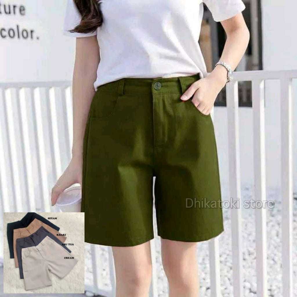Celana pendek wanita murah / celana pendek wanita jumbo / celana pendek wanita santai / celana pende