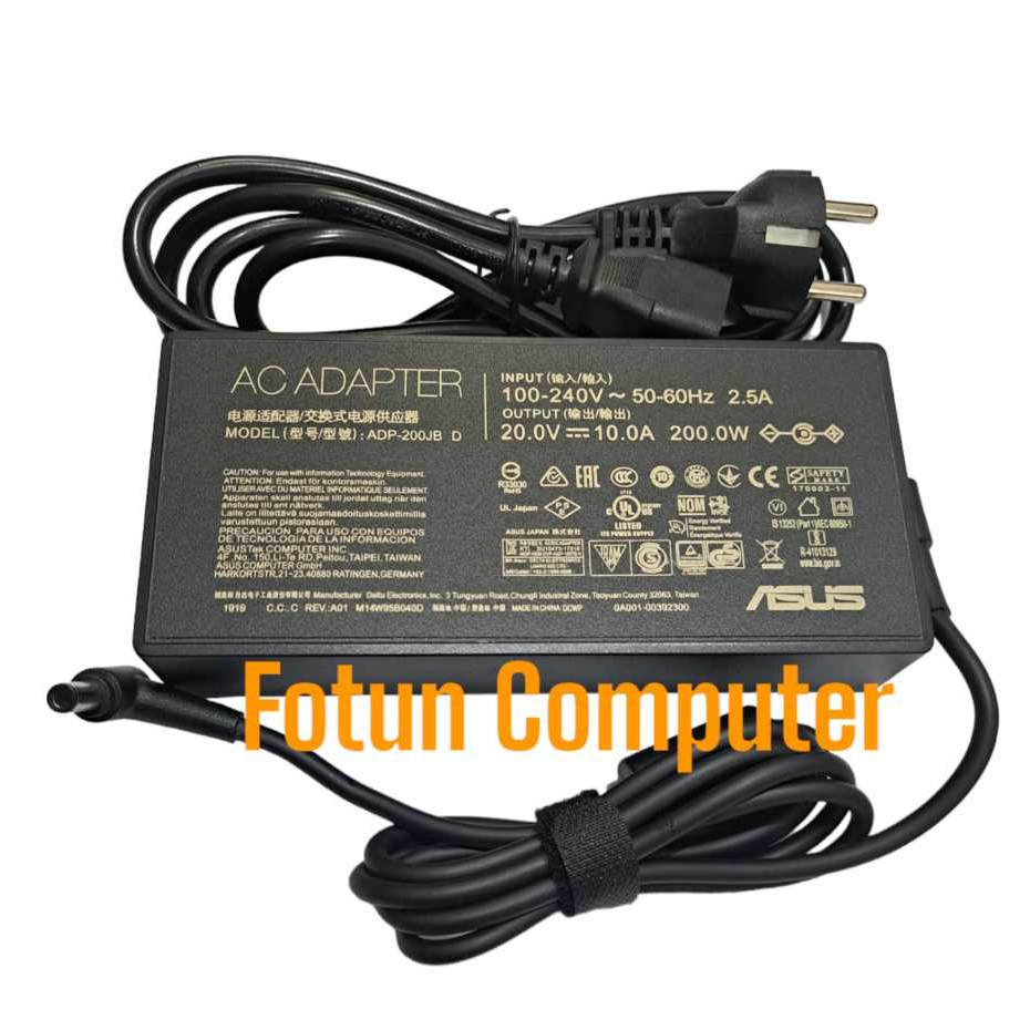 Adaptor Charger Asus ROG Zephyrus G15 GA503 GA503QR GA503QS 20V 10A
