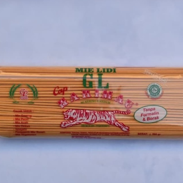 

➢❈ Mie Lidi 500 gram Cap Harimau Putih / Kuning / Mi Gomak