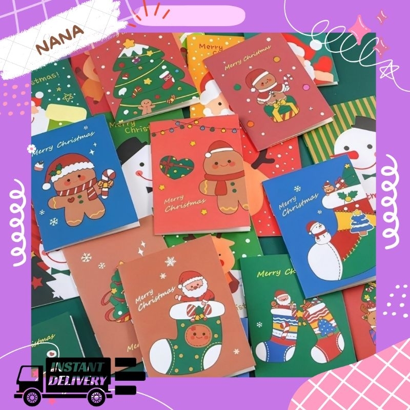 

NANA BUKU TULIS MINI CHRISTMAS AESTHETIC/ BUKU CATATAN MOTIF NATAL HN-08