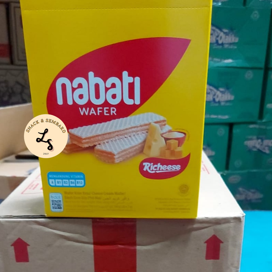 

Stock Banyak Richeese/Richoco Nabati Wafer 500 1 Kotak 20 x 7gr Laris