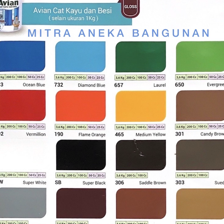 

#Sale cat besi dan kayu avian 100 cc / cat minyak sintetis / cat kayu / cat besi ukuran kecil bkn kuda terbang