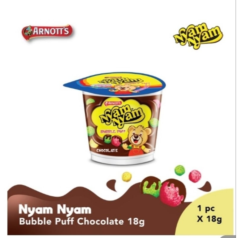 

NyamNyam Bubble Puff Chocolate 18 g