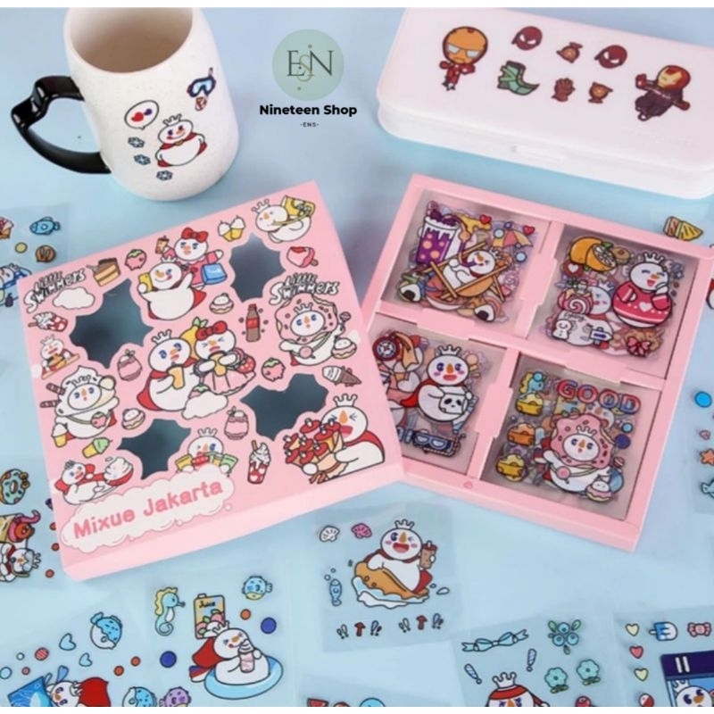 

STICKER ANTI AIR / STIKER MOTIF LUCU IMUT / STIKER DEKORASI / STIKER ISI 100