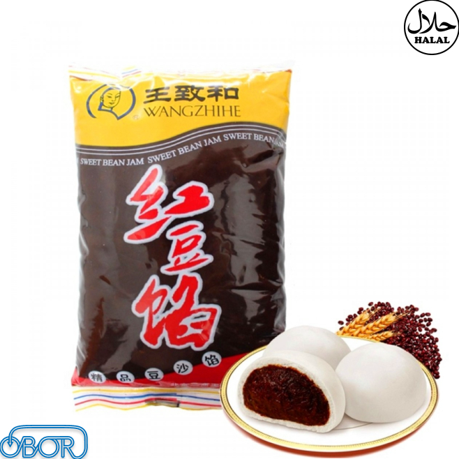 

➛➙❅⋆ [Halal] Pasta Kacang Merah Wang Zhi He 500g Import | Sweet Bean Paste | 王致和红豆沙 - OBOR FOOD