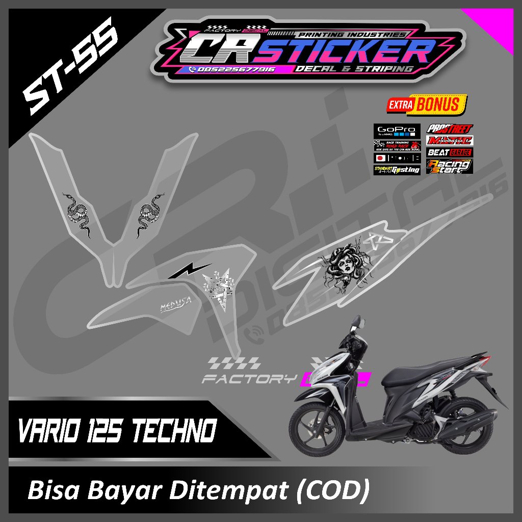 striping vario 125 old transparan striping vario 125 old transparan striping Honda Vario techno 125 
