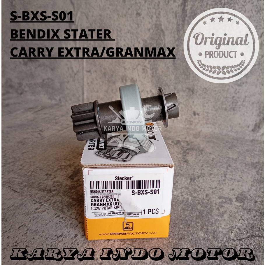 BENDIX STATER/GIGI BENDIK GRAND MAX/CARRY EXTRA GIGI 8 S-BXS-S01