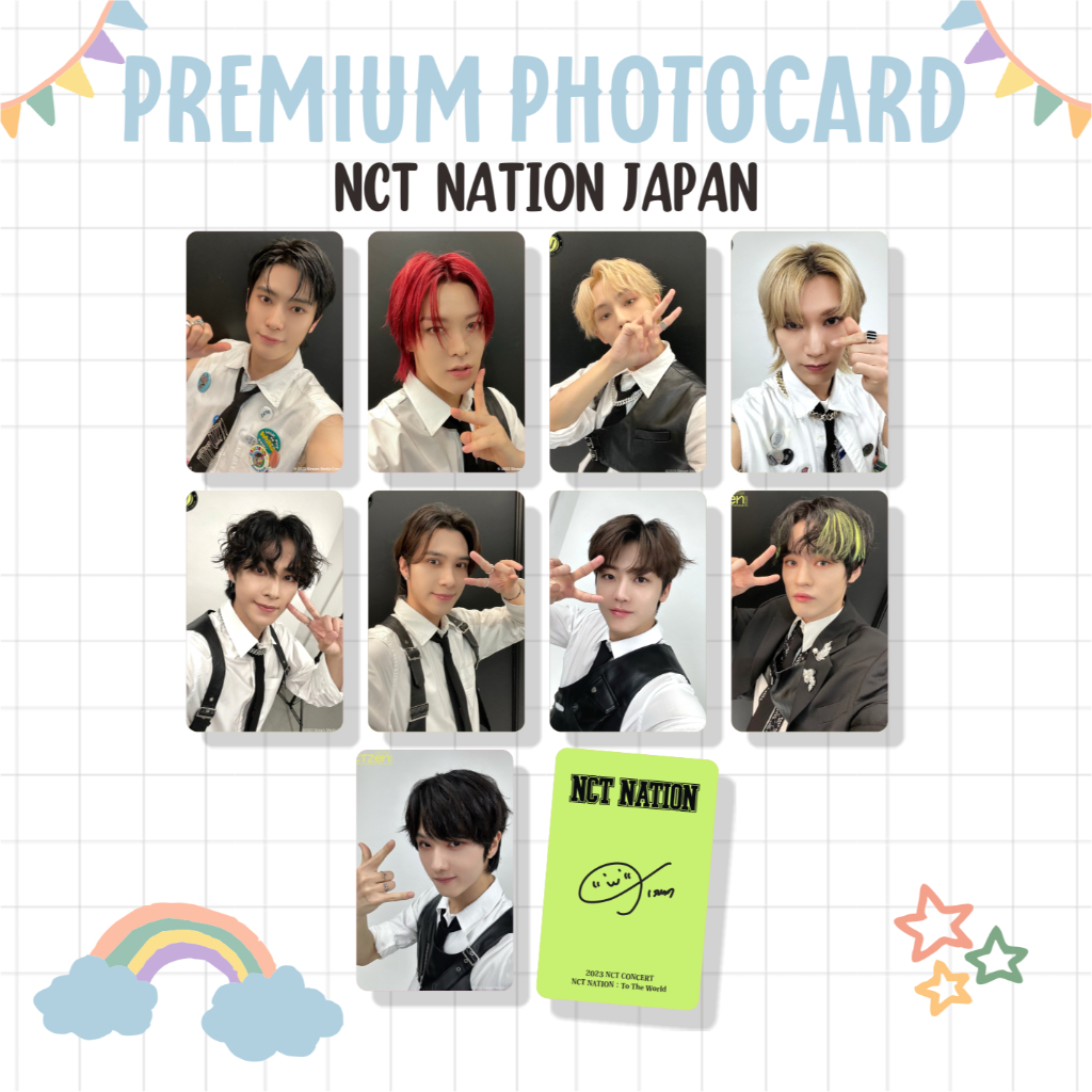 PHOTOCARD PC PREMIUM NCT NATION JAPAN