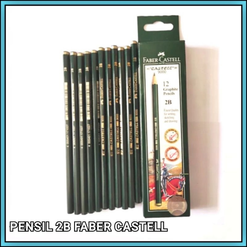 

1 Pak Pensil 2B Faber Castell Isi 12 Pcs
