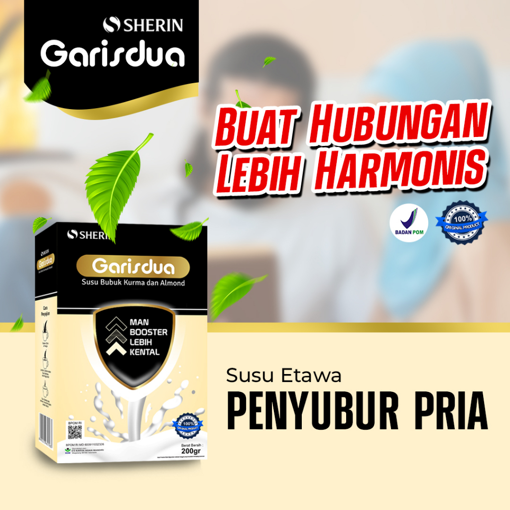 

Susu Garis Dua For Man 200g - Susu Etawa Premium Untuk Membantu Menyuburkan Pria Susu For Man Susu Bubuk Kurma Dan Almond BPOM