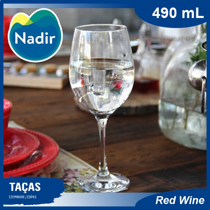 Gelas Red Wine Kaki 490ml NADIR/Gelas Wine Kaki/Gelas Wine/Gelas Kaki/Glass