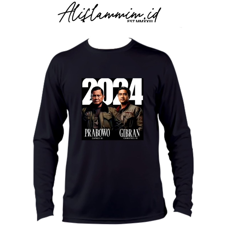 KAOS PRABOWO GIBRAN LENGAN PANJANG
