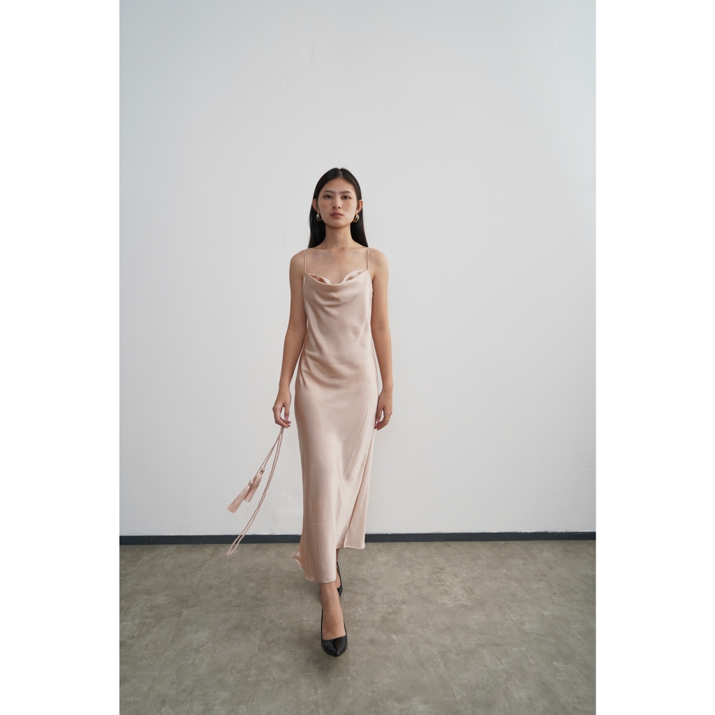 PAFON Scarlette Dress - Champagne