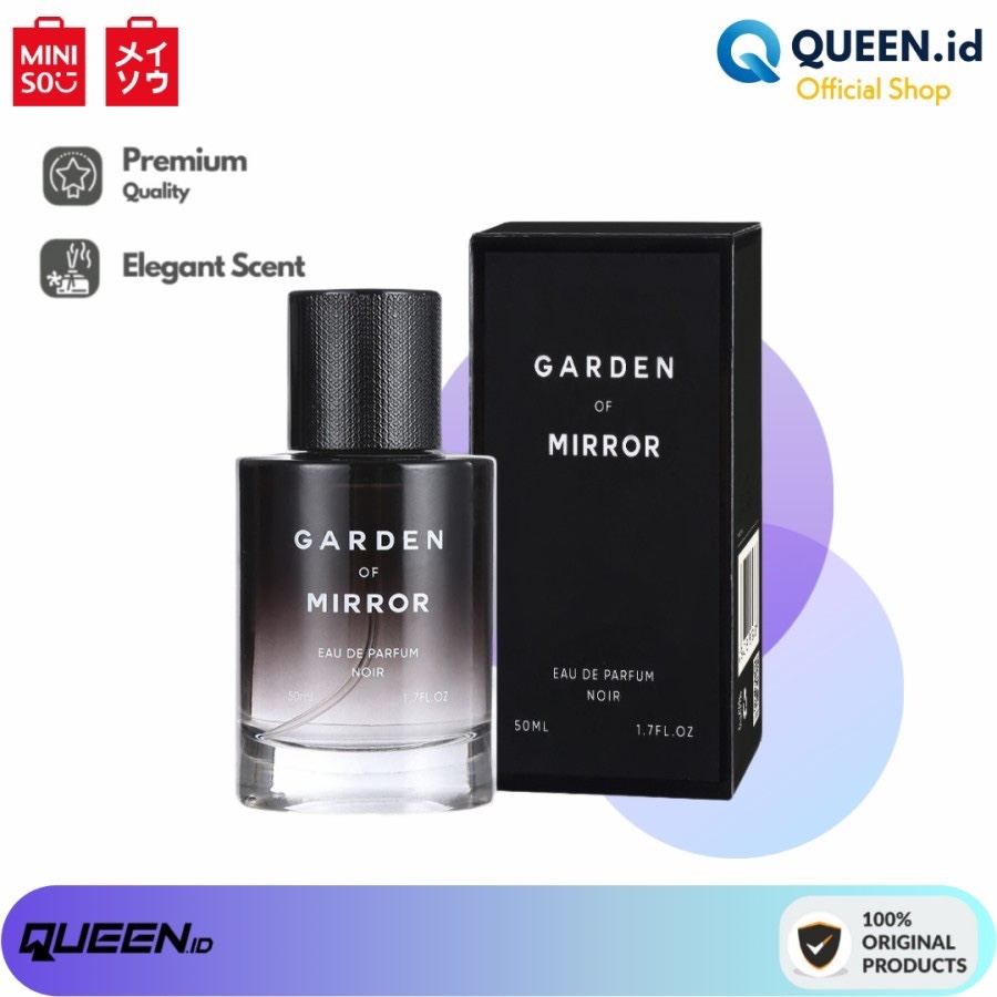 Miniso Garden Of Mirror Noir Men Perfume 50ml - Parfum Pria EDP NOIR