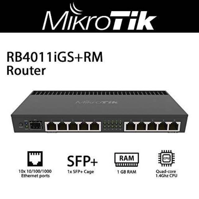 Mikrotik RB4011iGS+RM Routerboard