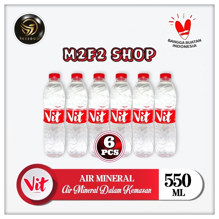 

Air Mineral Vit Botol Tanggung Plastik Pet - 550 ml (Kemasan 6 Pcs)