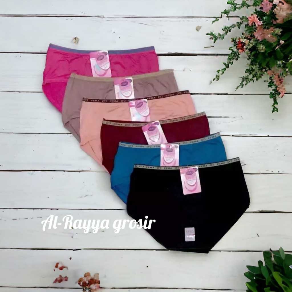 12pcs Celana dalam wanita remaja dewasa fema CD cewek fema premium