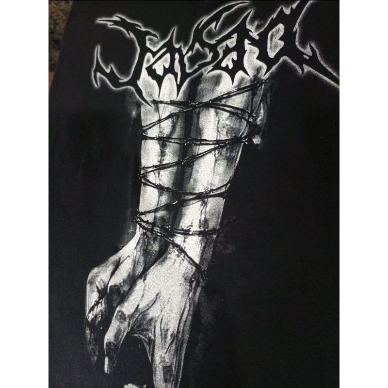 Lekmong T-Shirt Kaos Pria Wanita Katun 30s Lembut musik band singlet deadsquads Bargerkeill