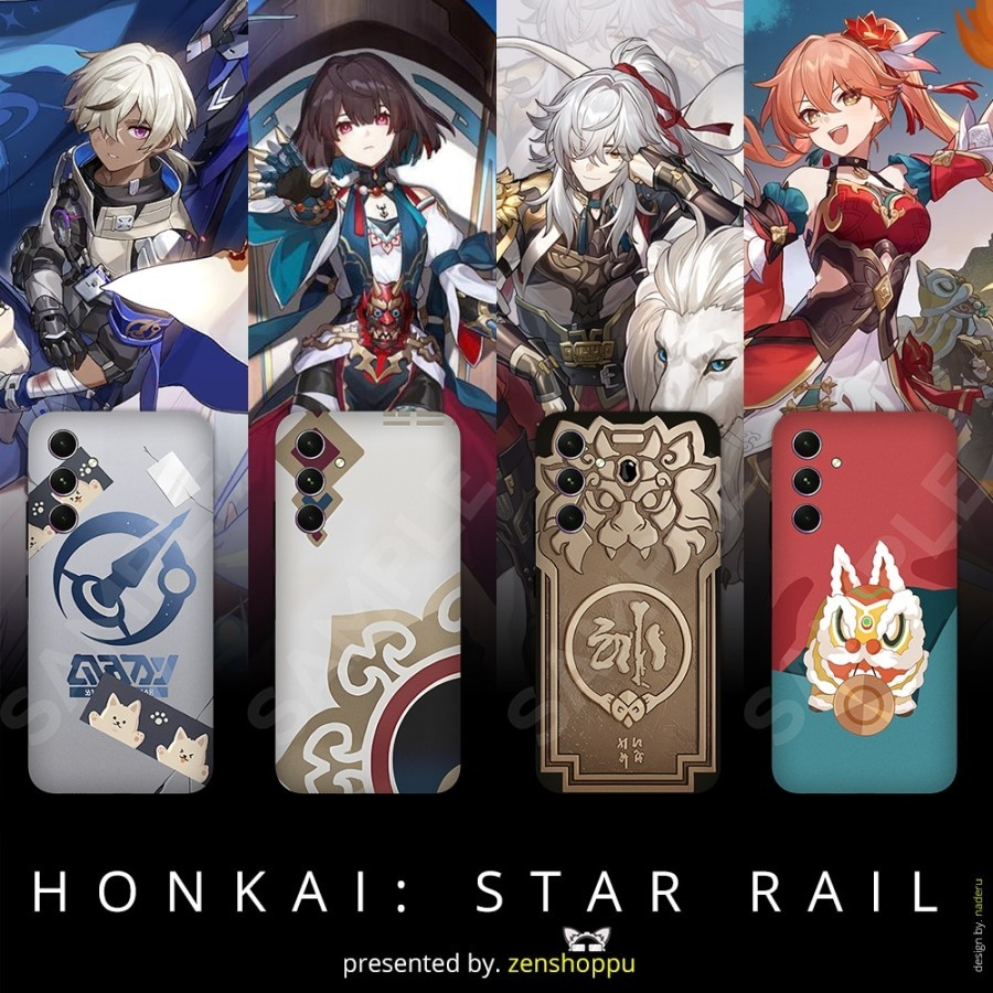 Casing HP Honkai Star Rail Arlan Xueyi Jingyuan Guinaifen CUSTOM CASE