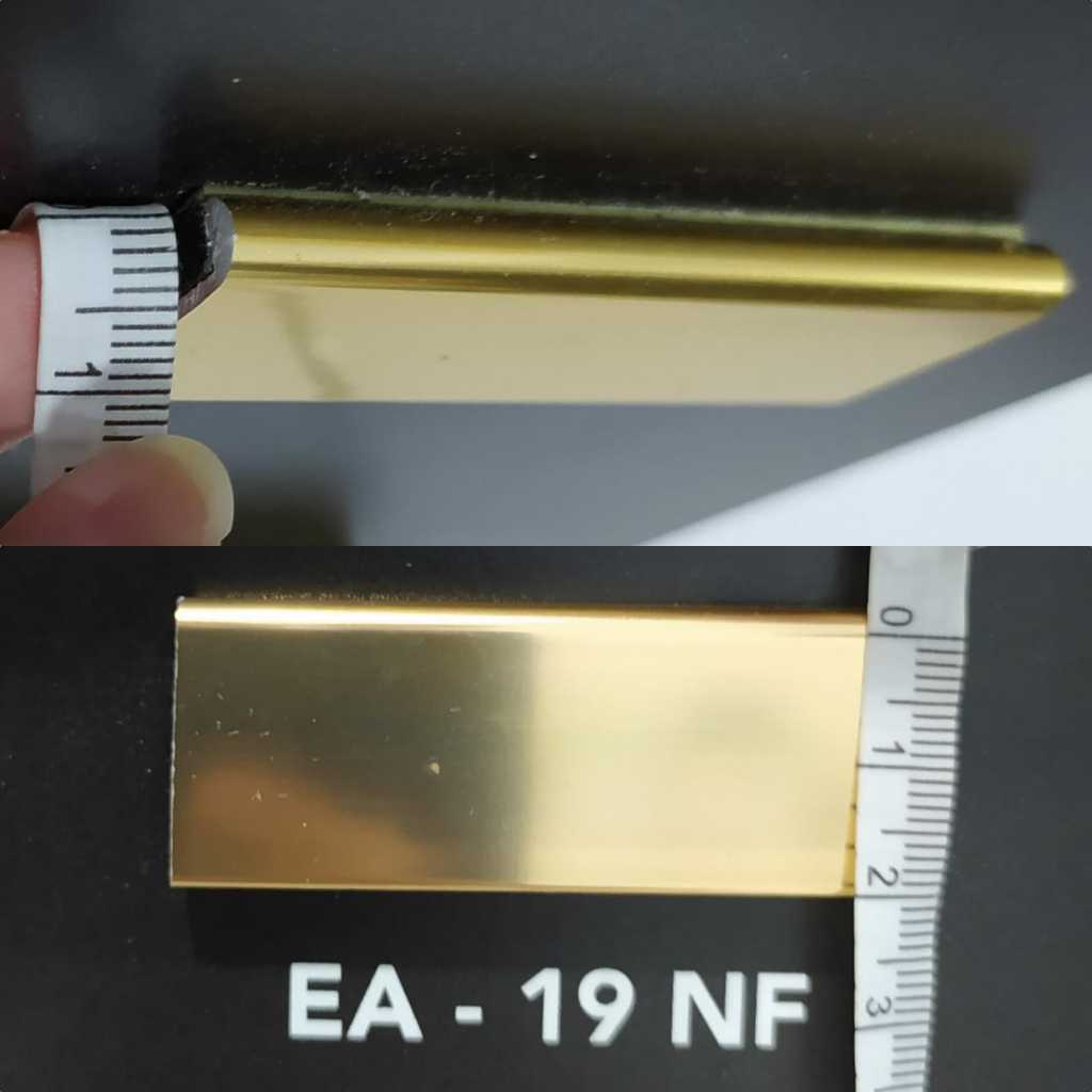 NEW FIT EA19 LENGKUNG EA 19 NEW FIT ALUMINIUM PROFILE NEW FIT LIST FRAME NEW FIT EDGING PROFILE ALUM