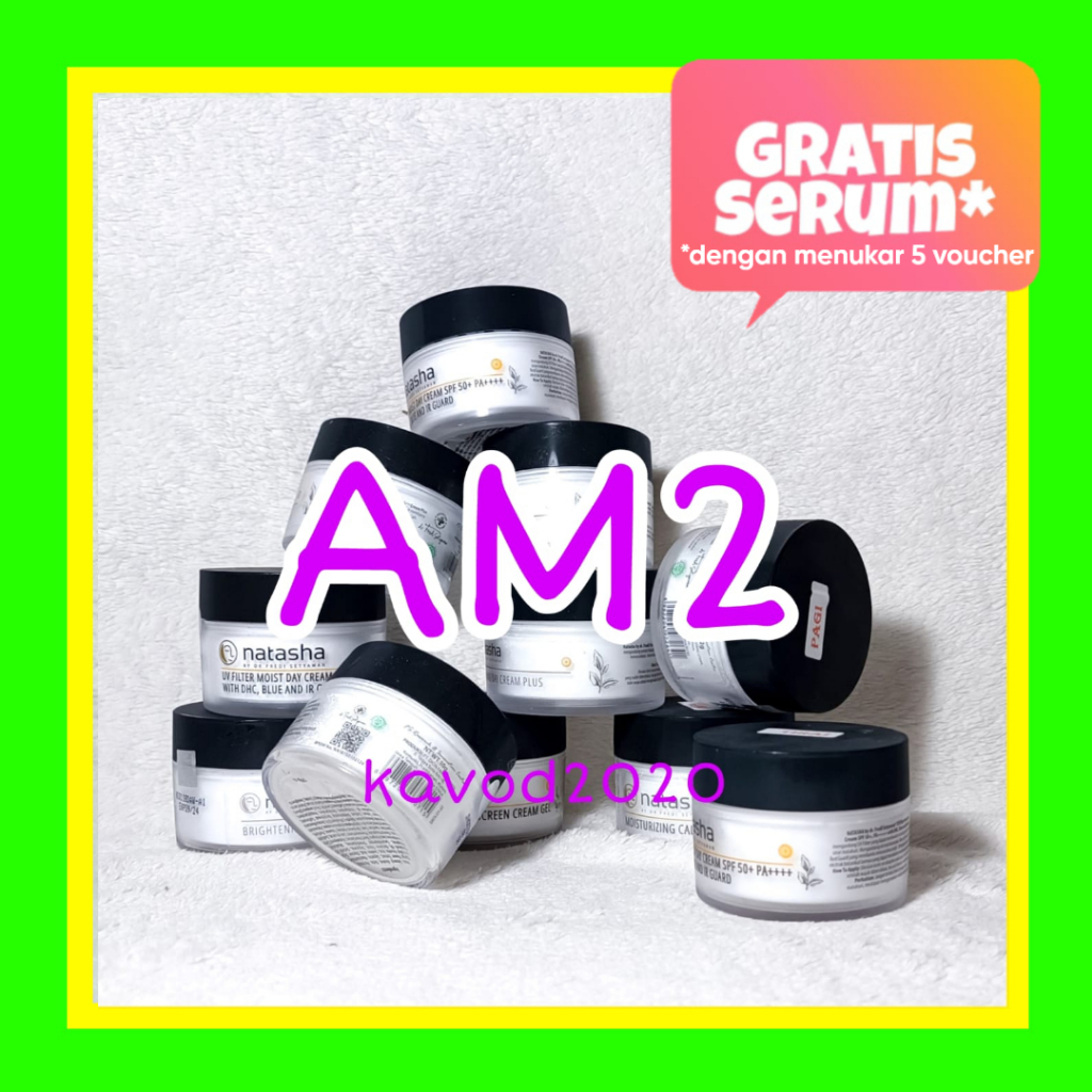 Krim Jerawat Malam AM2 Natasha Skin Care Acne Night Cream 10 gram dr Fredi Setyawan Original  Asli O