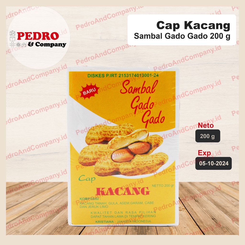 

Ratu Sambal gado gado cap kacang (tidak pedas) 200 gram - peanut salad dressing