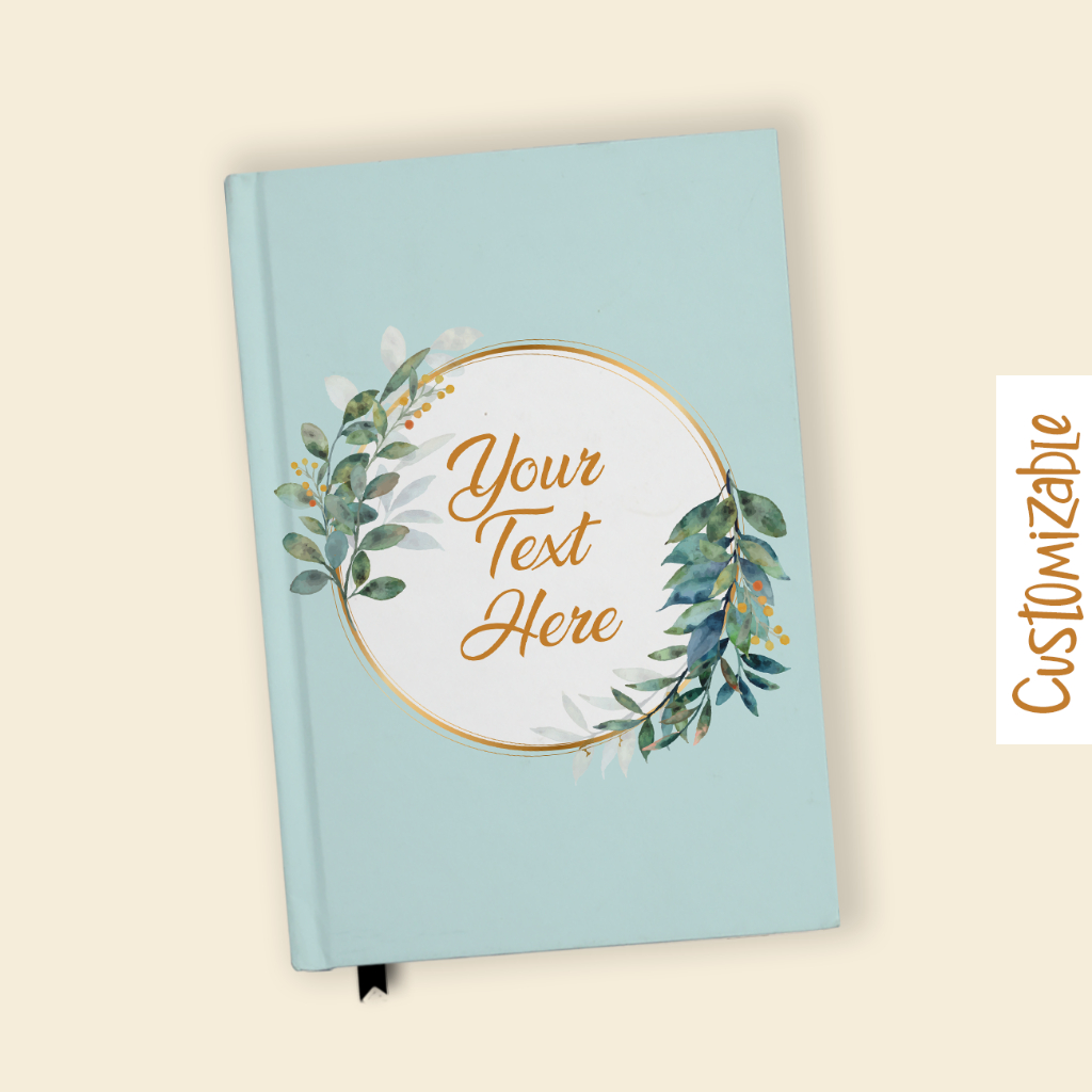 

Buku Catatan Notebook Aesthetic Flower 01 Floral Custom Nama Jurnal Diary Notes Hardcover Cosplay