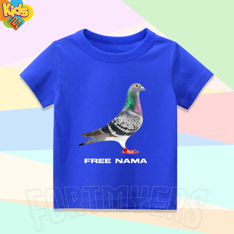 (FREE NAMA) BAJU ANAK KAOS ANAK MERPATI BALAP BURUNG MERPATI PIGEON