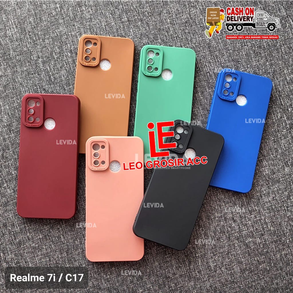 CASE REALME 7I REALME C17 REALME C31 CASE PRO CAMERA MACARON CASE REALME 7I REALME C17 REALME C31