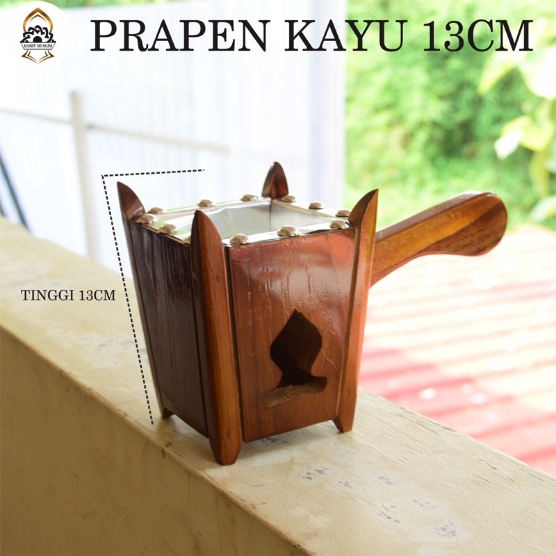 Prapen kayu Prapen kayu jati Prapen 13cm