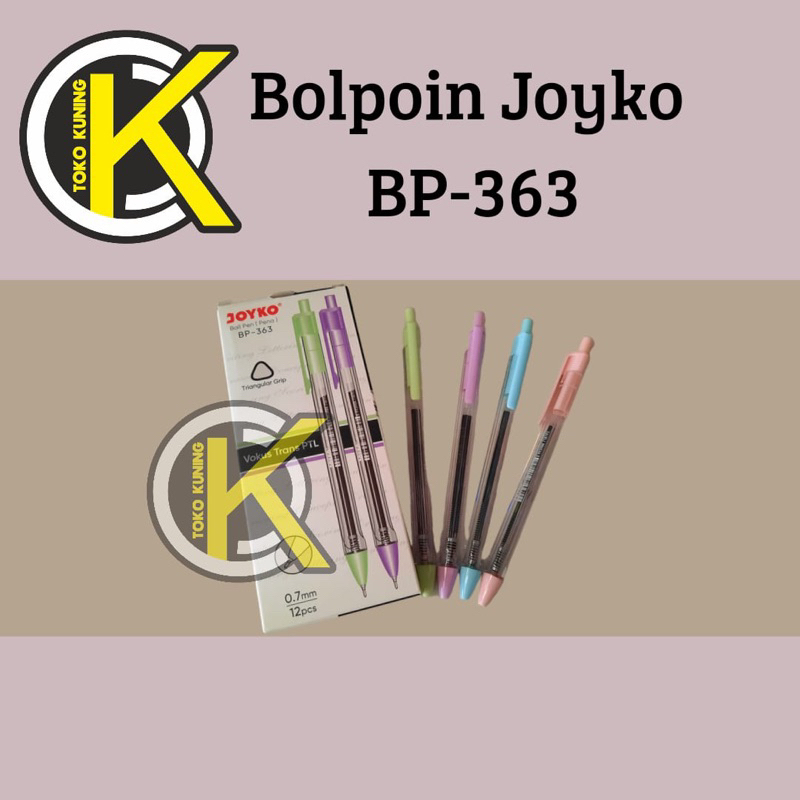 

Bolpoin Ball Pen Pulpen Pena Joyko BP-338 Focus 0.7 mm black