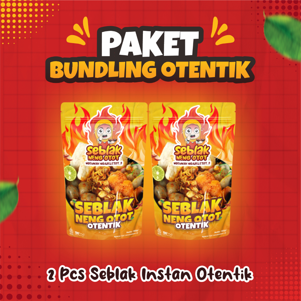 

Promo Beli 2 lebih Hemat Paket Hemat Seblak Neng Otot Instan Otentik